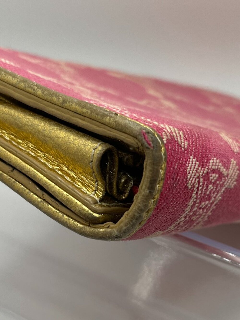 Vintage Celine Pink Denim Long Wallet - Picture 8 of 13